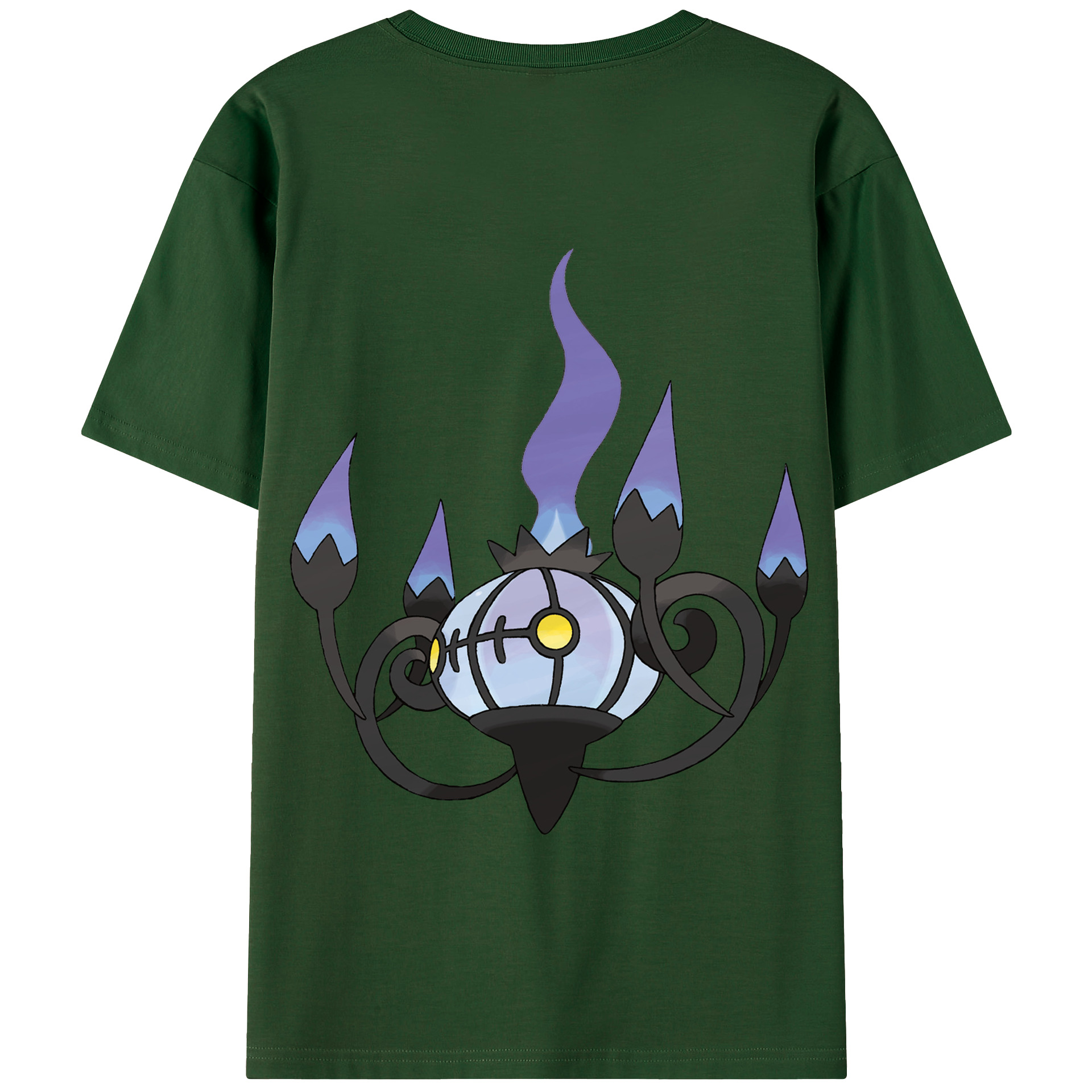 （画像用） ポケットモンスター Pokémon 綿100％半袖Tシャツ（背面プリント）